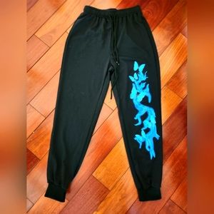 SHEIN butterfly print sweatpants